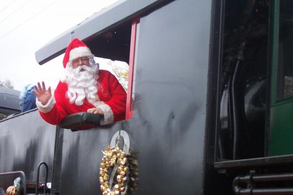 Santa Train Ride at the OERM.