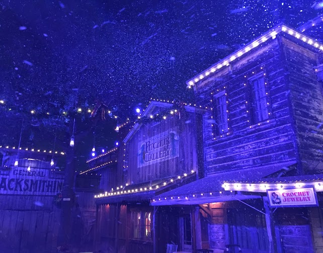 Snow and Glow in Ghost Town